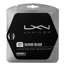 Tenisové Struny Luxilon Savage Black 12,2m schwarz
